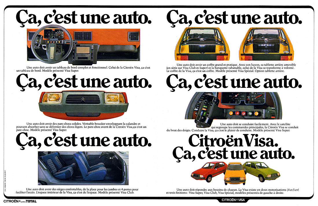 Publicité Citron 1978