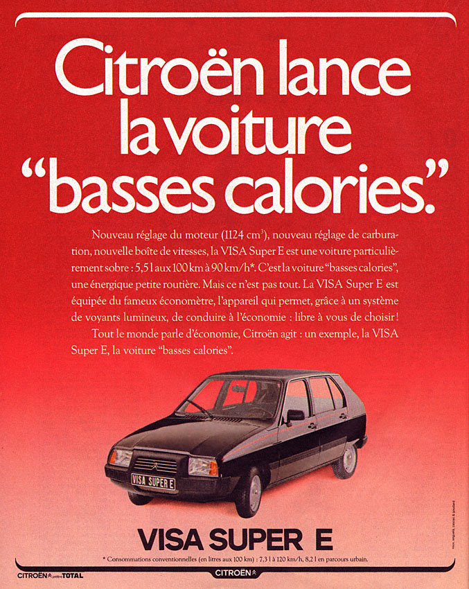 Publicité Citron 1980