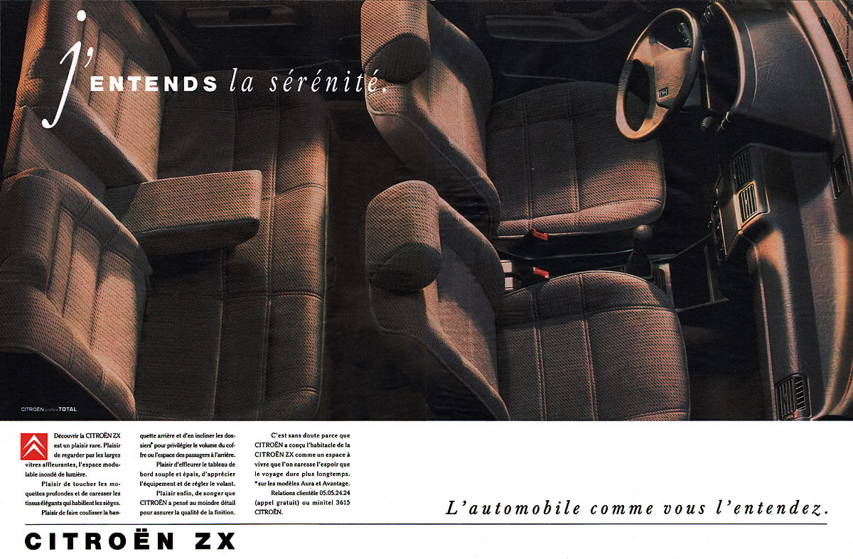 Publicité Citron 1991