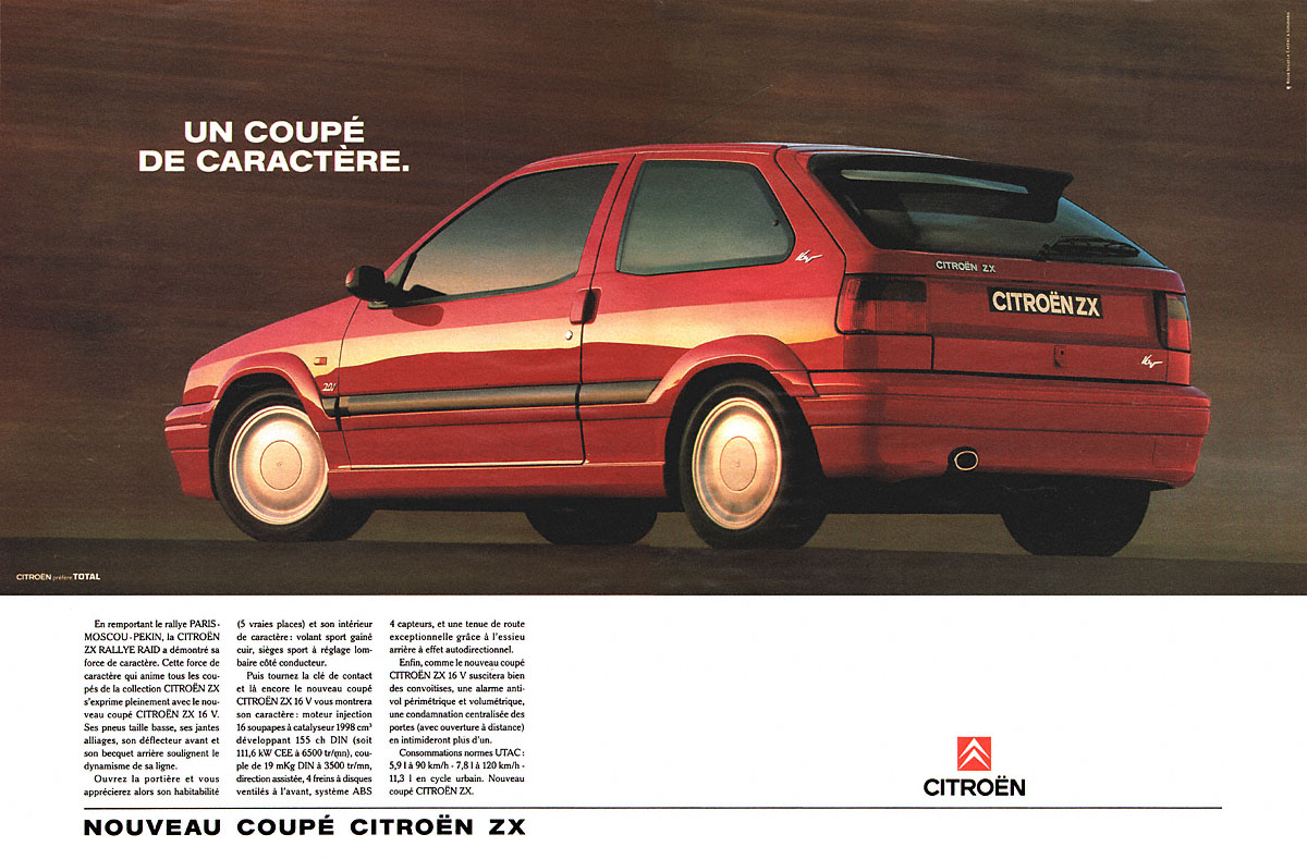 Publicité Citron 1992
