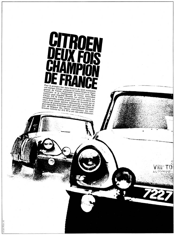Publicité Citron 1964