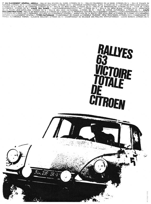 Publicité Citron 1964