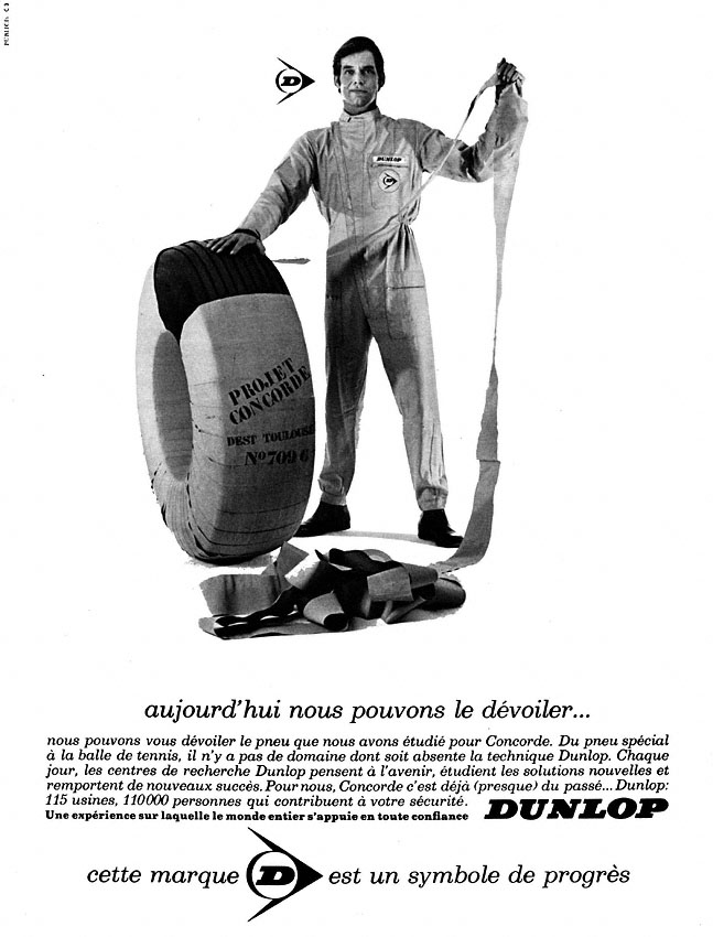 Publicité Dunlop 1967