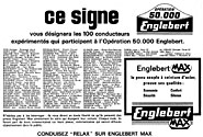 Publicit Englebert 1962