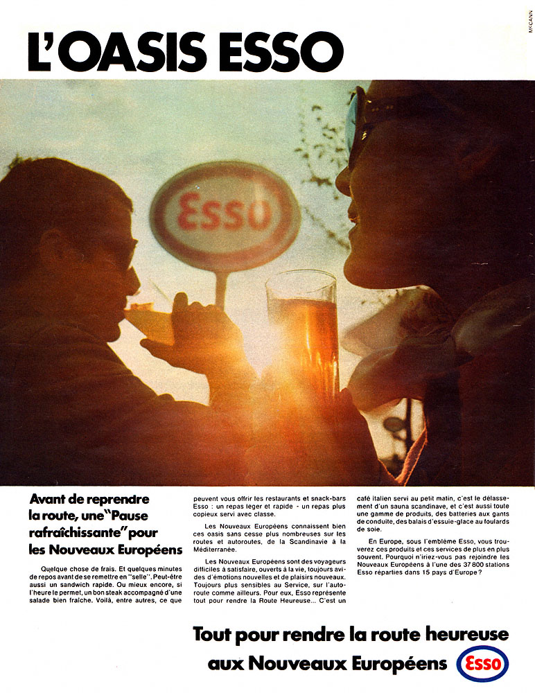 Publicit� Esso 1969