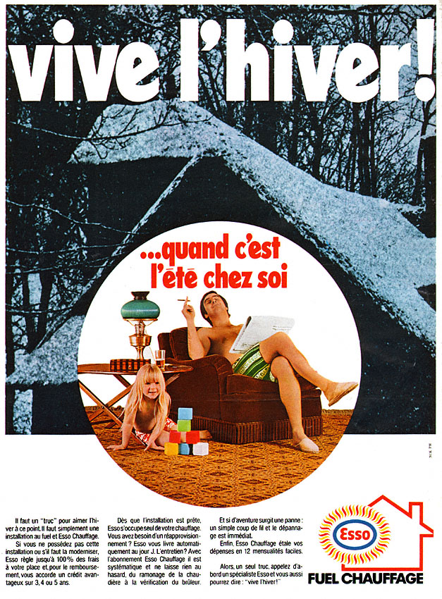 Publicité Esso 1970