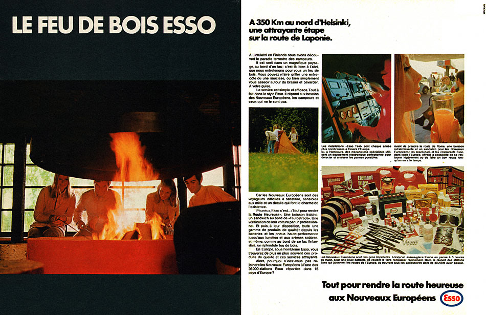 Publicité Esso 1970