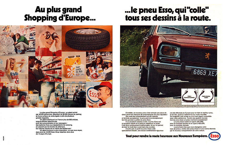 Publicité Esso 1971