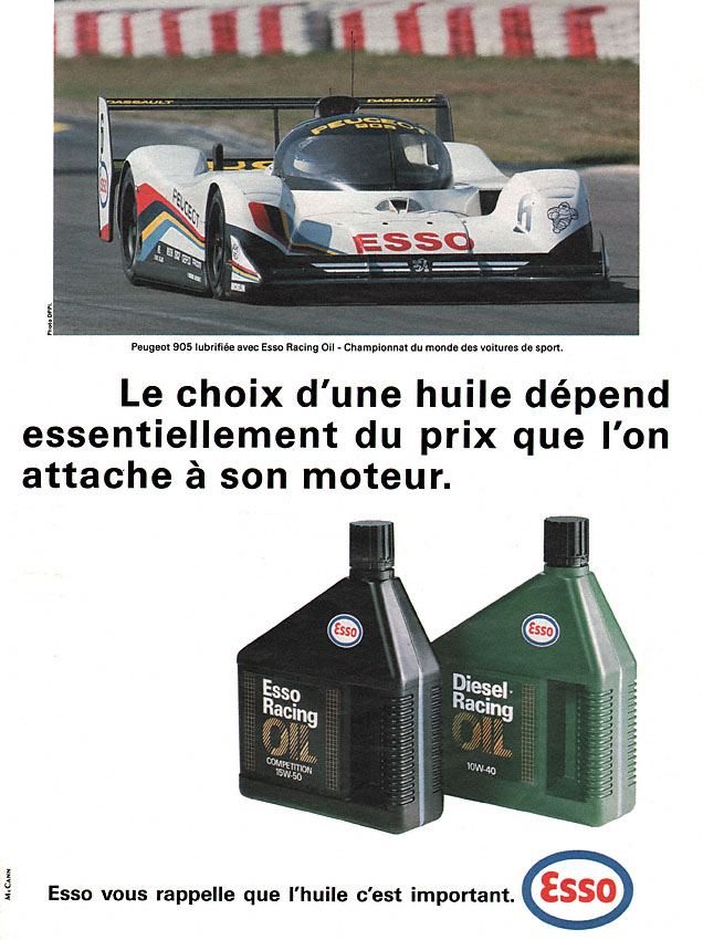 Publicité Esso 1991