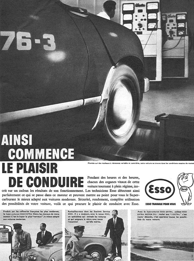 Publicité Esso 1959