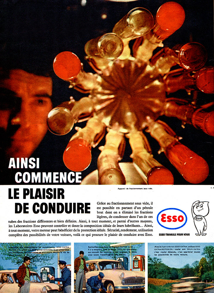 Publicité Esso 1959