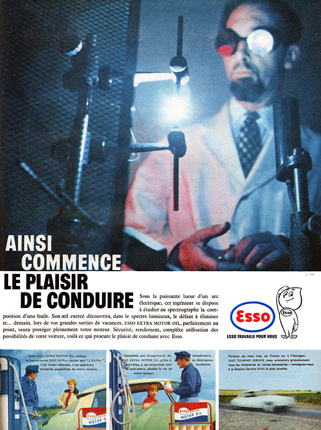 Publicité Esso 1959