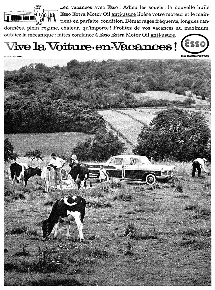 Publicité Esso 1960
