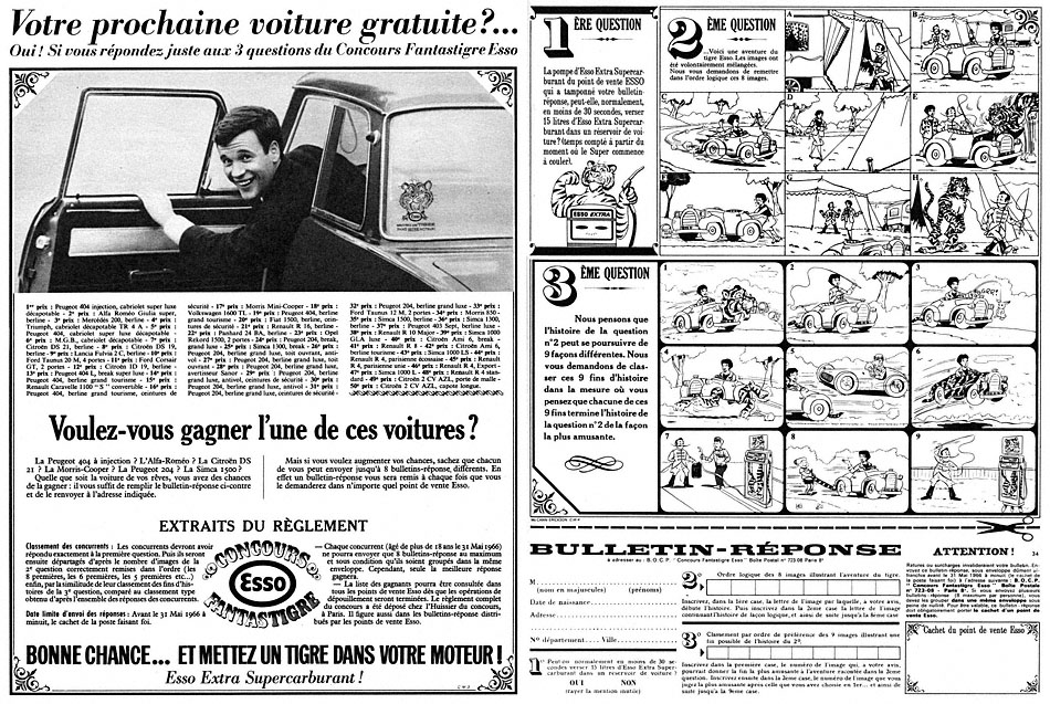 Publicité Esso 1966