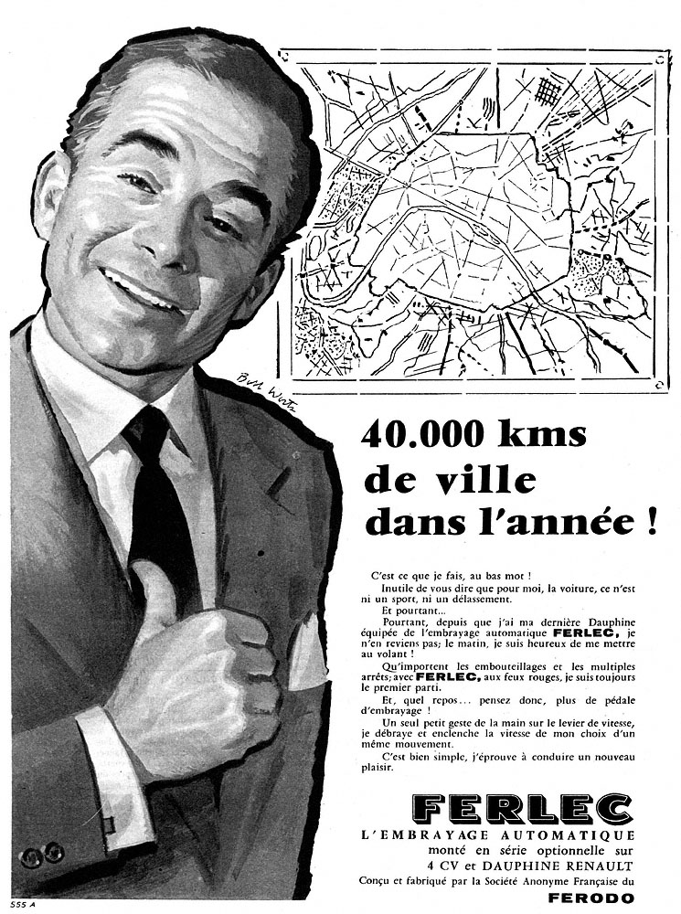 Publicité Ferodo 1960