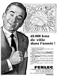 Publicit Ferodo 1960