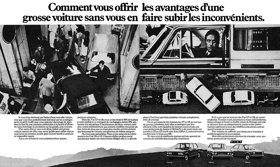 Publicité Fiat 1973