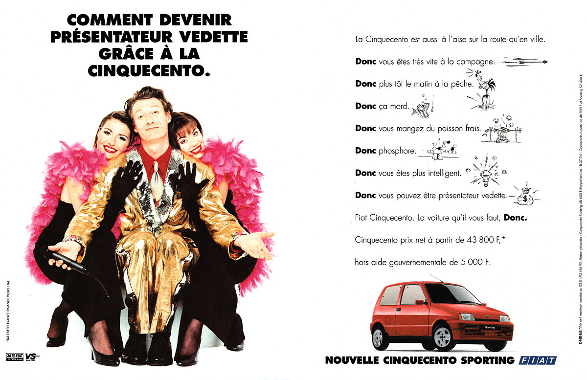 Publicité Fiat 1995