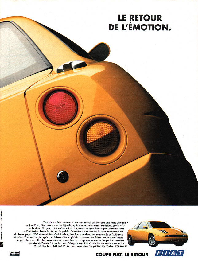 Publicité Fiat 1995