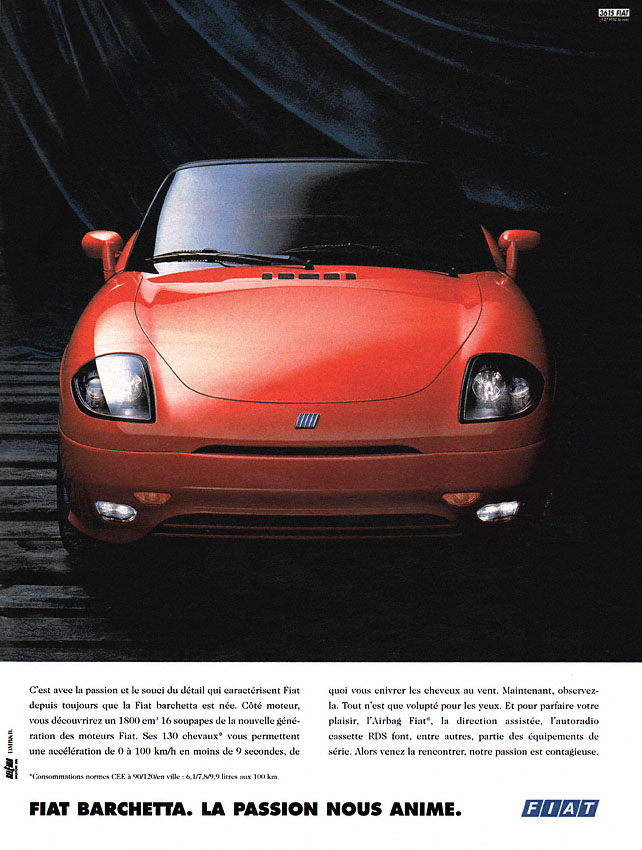 Publicité Fiat 1995