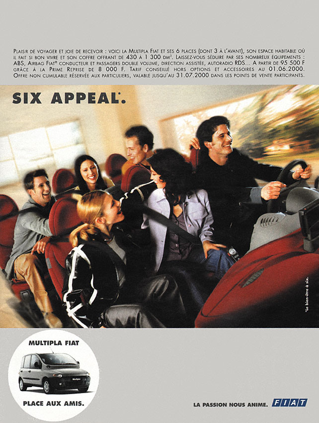 Publicité Fiat 2000