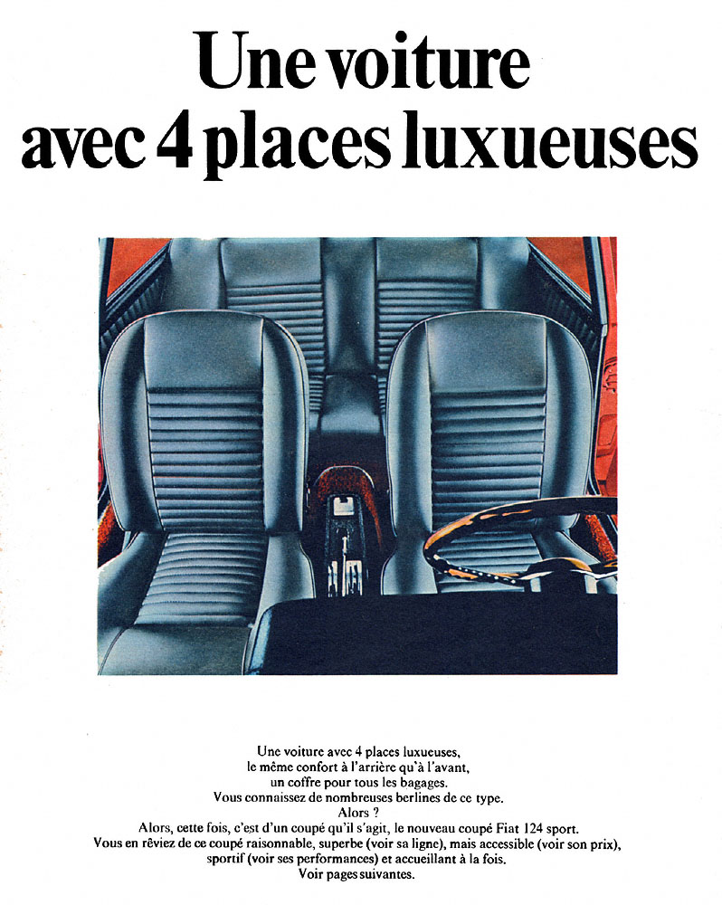 Publicit� Fiat 1967