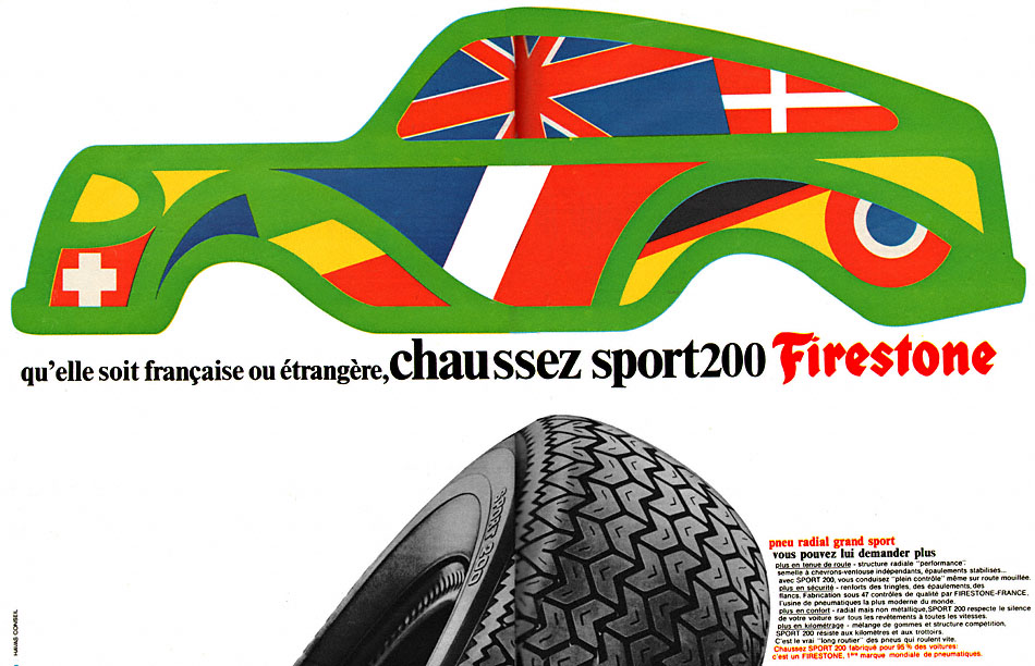 Publicité Firestone 1967