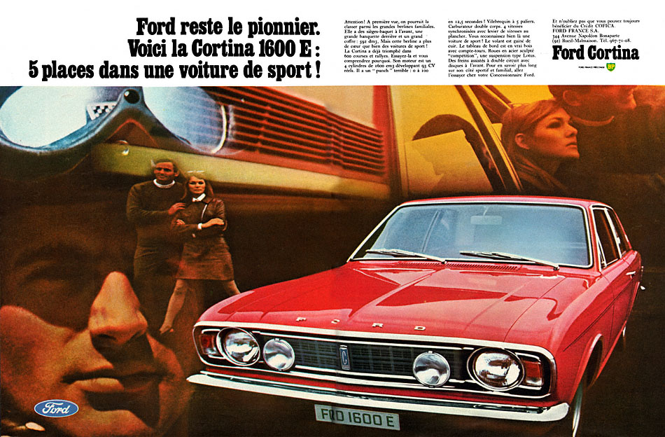 Publicité Ford 1968