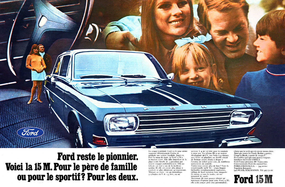 Publicit� Ford 1969