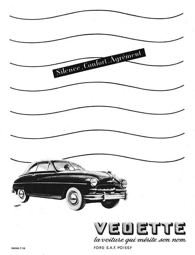 Publicité Ford 1951