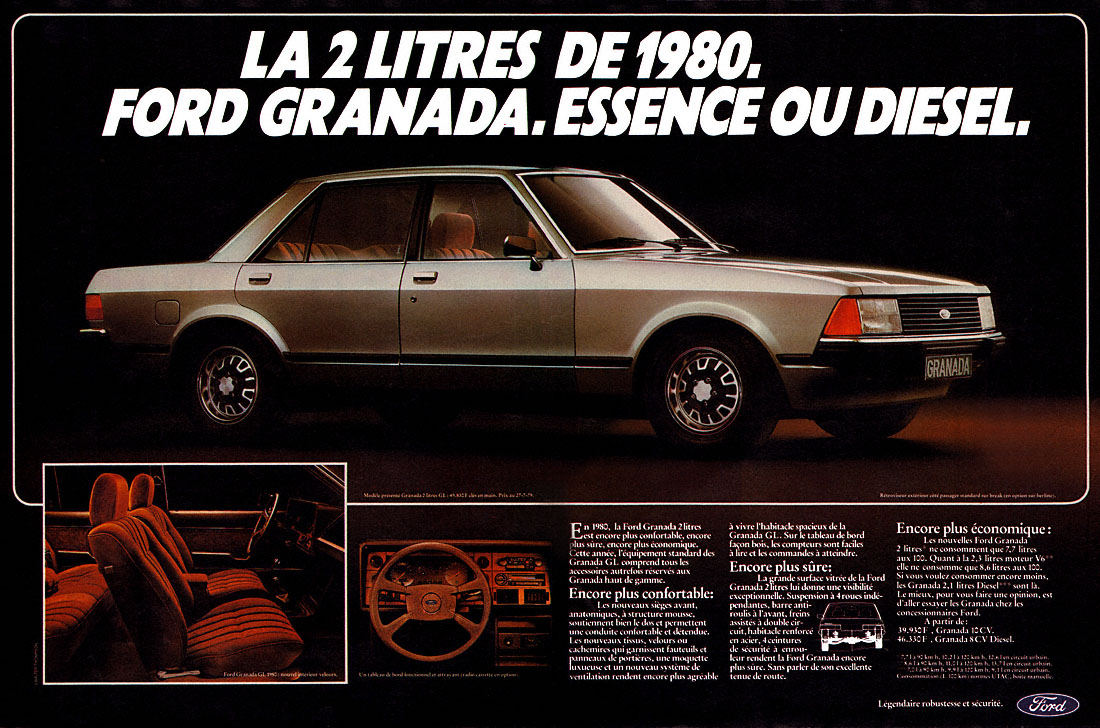Publicité Ford 1979