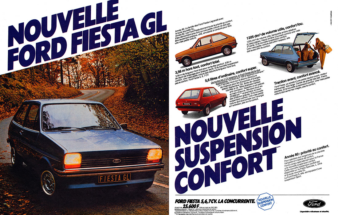 Publicité Ford 1980