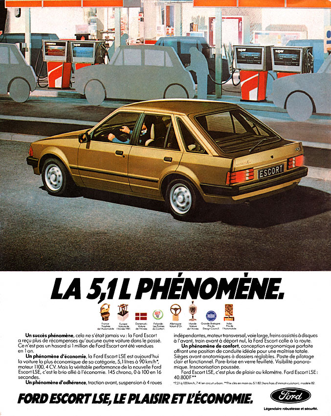 Publicité Ford 1982