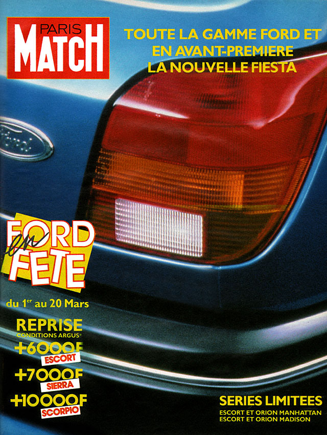 Publicité Ford 1989