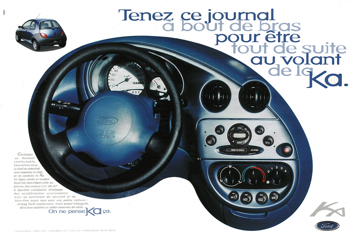 Publicité Ford 1996