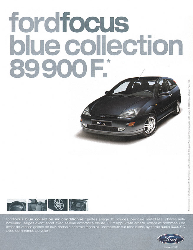 Publicité Ford 2000