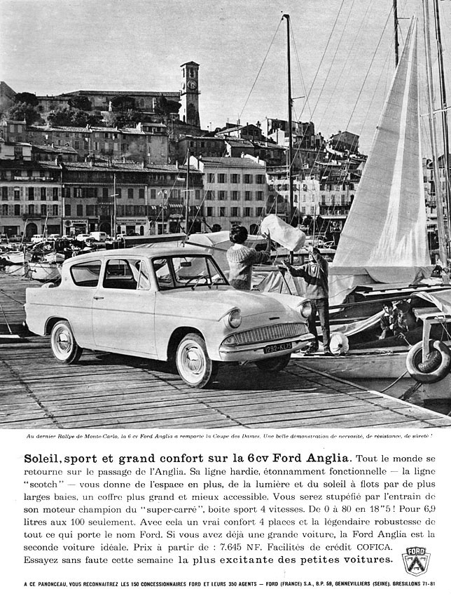 Publicité Ford 1961