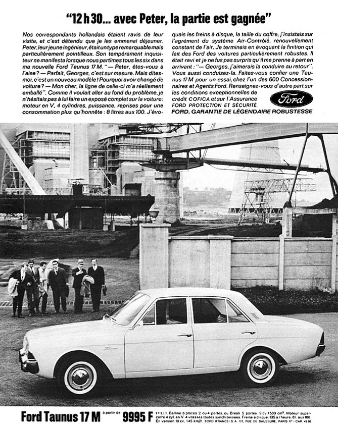 Publicité Ford 1965