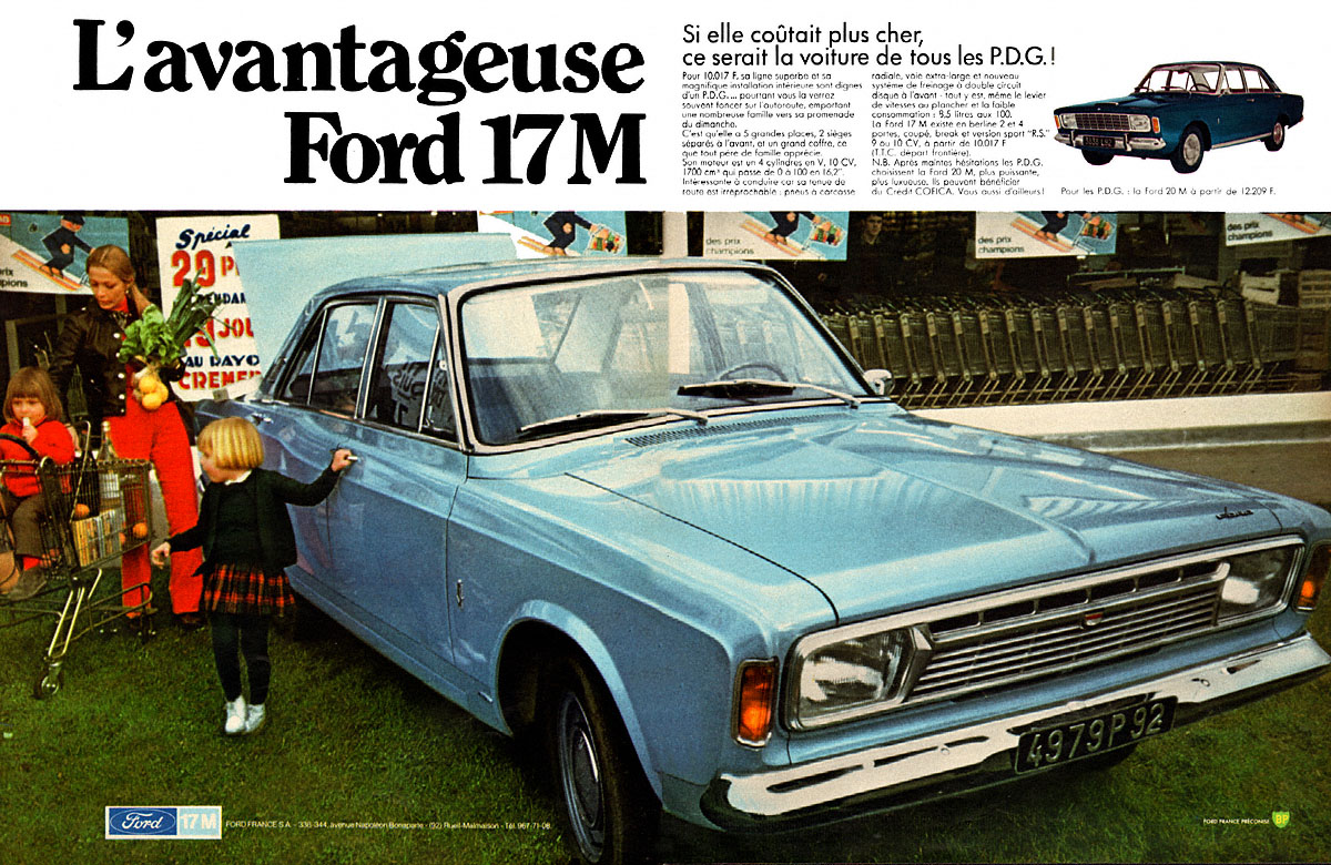 Publicit� Ford 1968