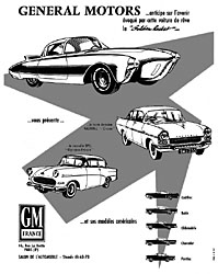 Publicit General Motors 1957