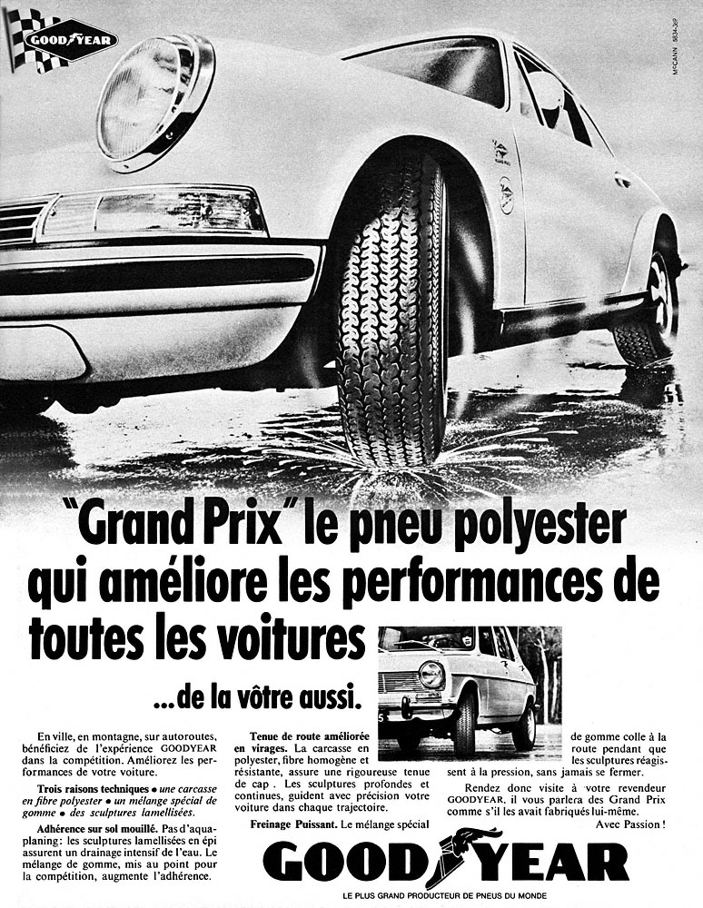 Publicit� Good Year 1969