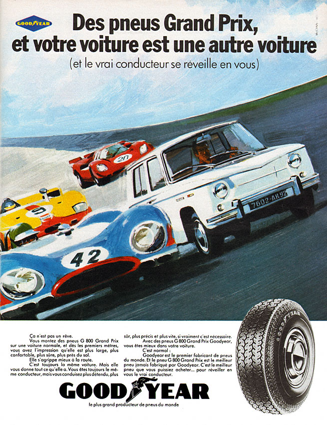 Publicité Good Year 1970