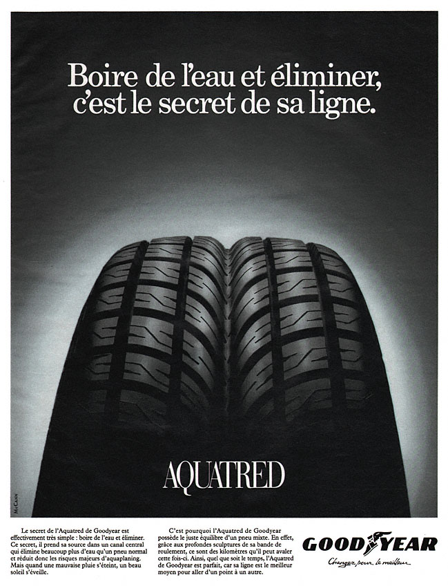 Publicité Good Year 1994