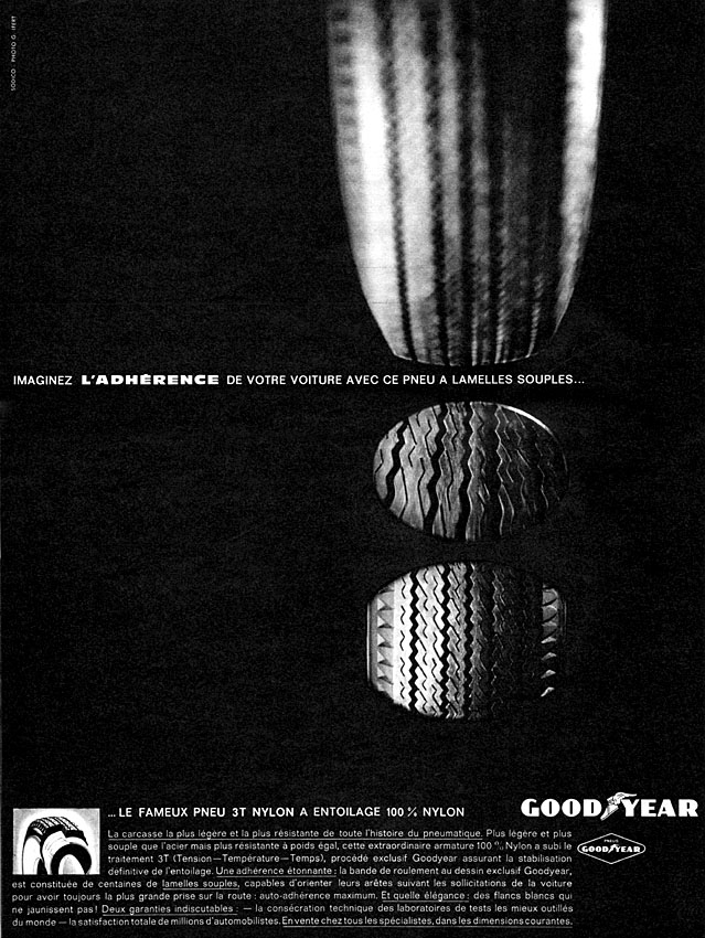 Publicité Good Year 1961