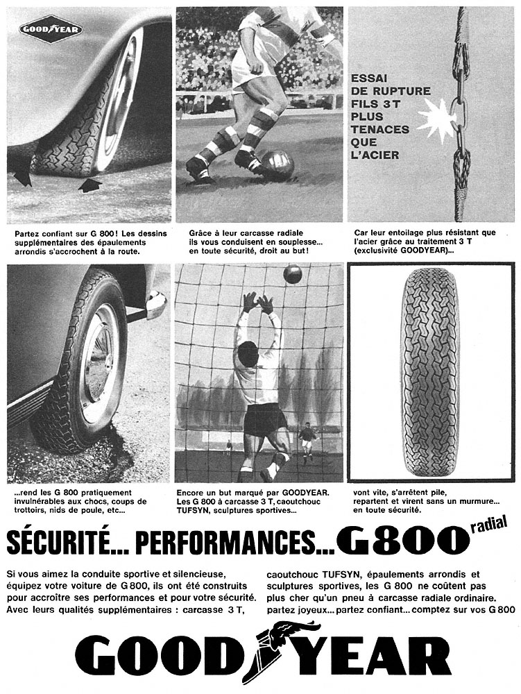 Publicit� Good Year 1965