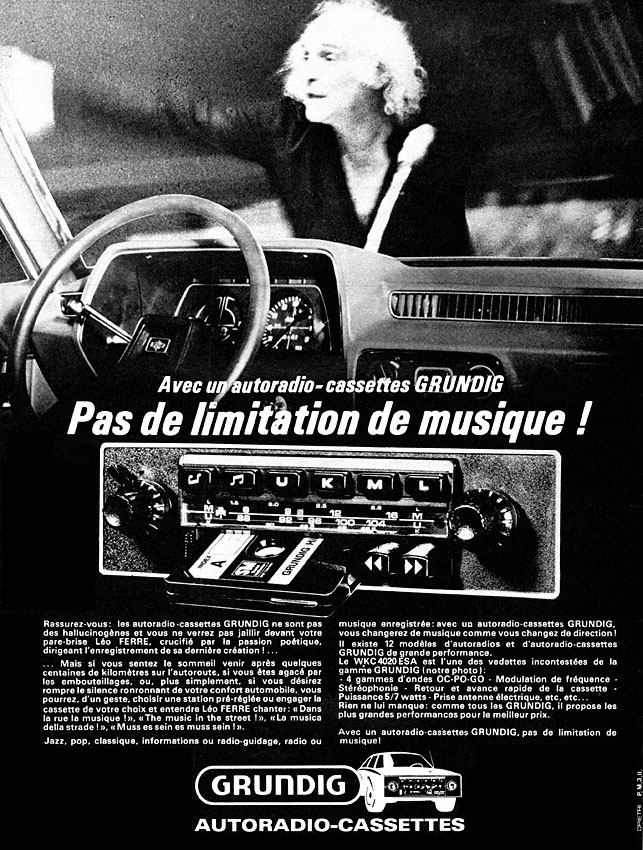 Publicité Grundig 1977