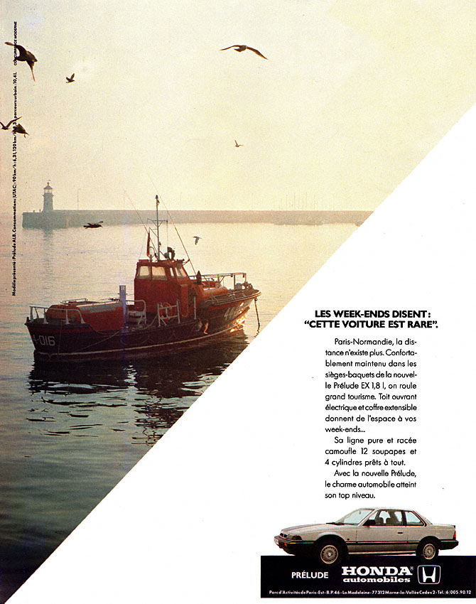 Publicité Honda 1983