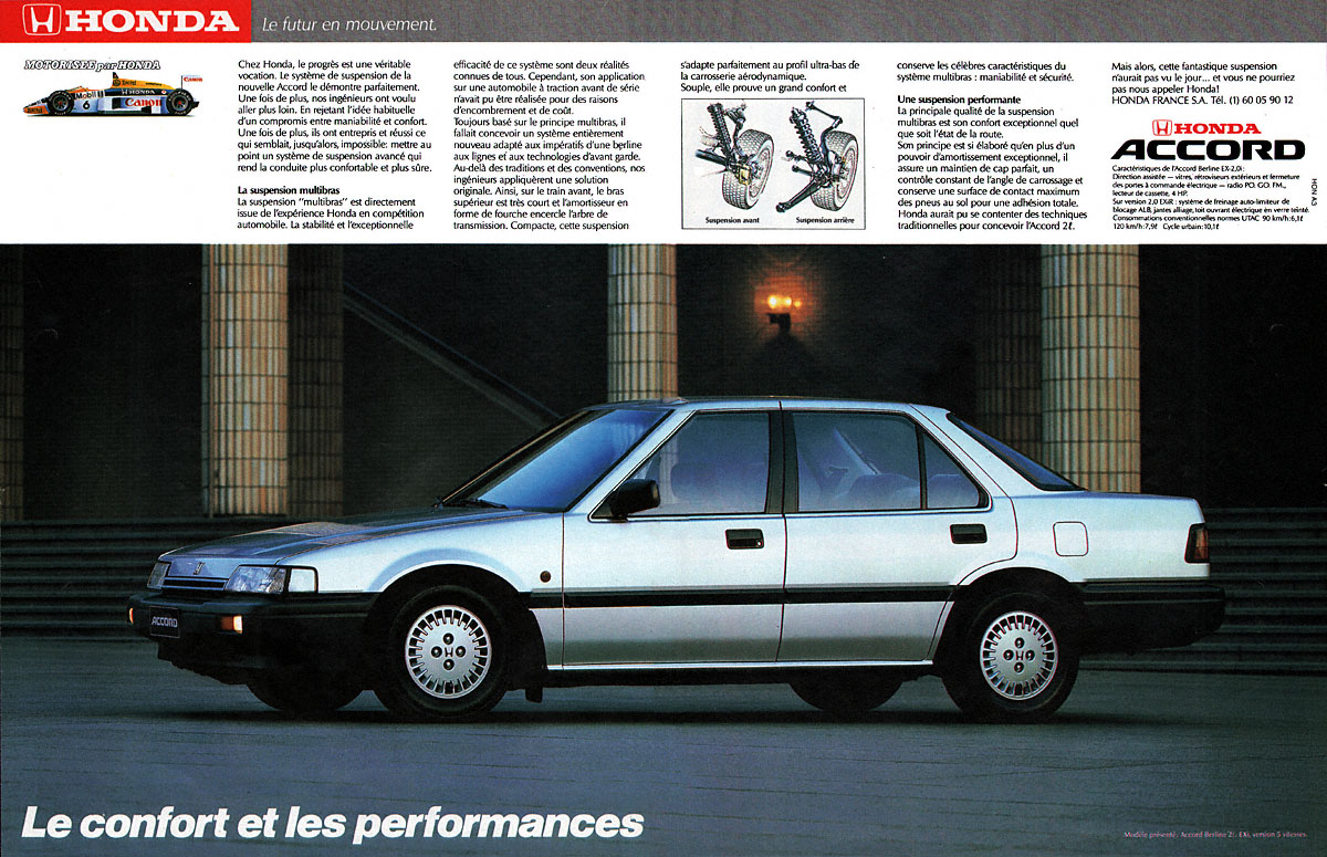 Publicité Honda 1986