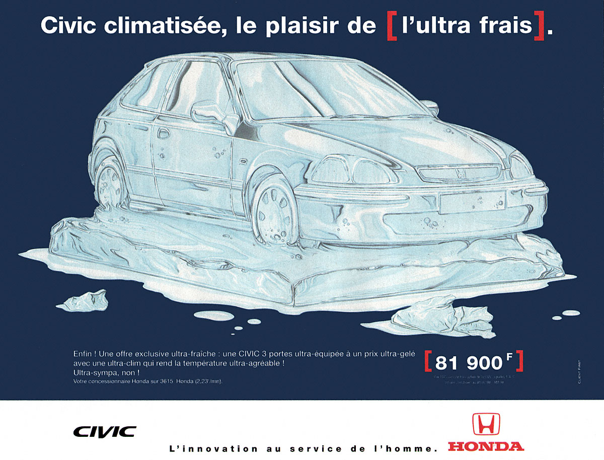 Publicité Honda 1998