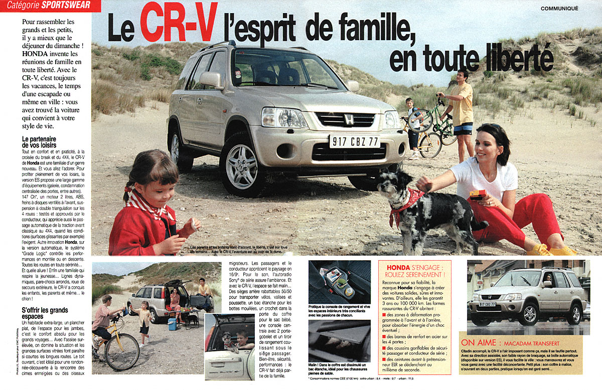 Publicité Honda 2000